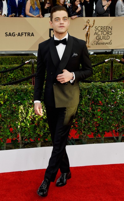 Rami Malek, First Time Photographed at SAGs